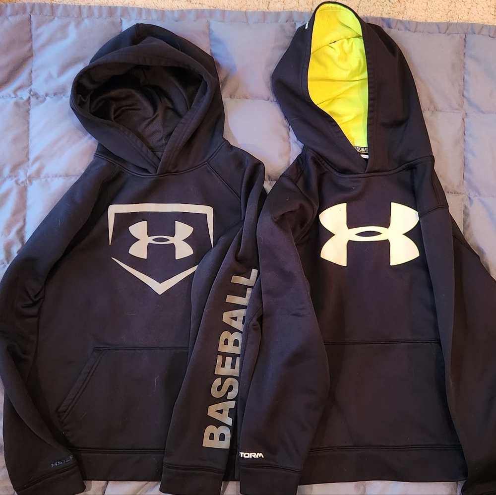 Youth Large set of 2 Under Armour Hoodies